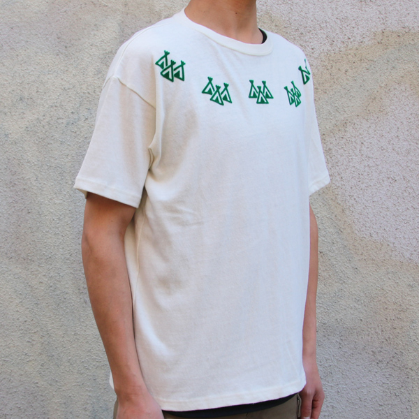 画像: Riding High / CULTURE FLOCKY PRINT S/S TEE(TIPI TENT)【MADE IN JAPAN】『日本製』