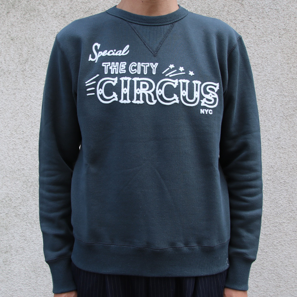 画像: Riding High / フロッキープリントCrew Sweat L/S(R193-0306)【MADE IN JAPAN】【送料無料】