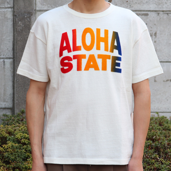 画像: Riding High / 12/-JERSEY FLOCKY PRINT S/S TEE (ALOHA)【MADE IN JAPAN】『日本製』