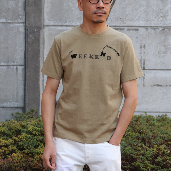 画像: Riding High  16/- JERSEY P&E S/S TEE(WEEKEND)【MADE IN JAPAN】『日本製』