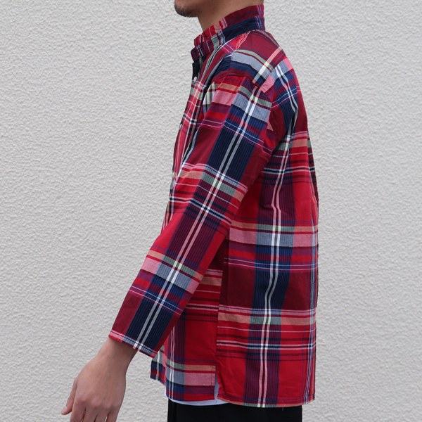 画像: 【価格改定/RE PRICE】マドラス大判チェックスタンドスモールカラー シャツジャケット【MADE IN JAPAN】『日本製』/ Upscape Audience