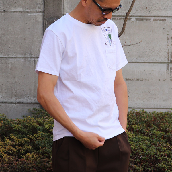 画像: 【RE PRICE/価格改定】 Riding High / 18/-JERSEY P&E POCKET TEE(ROAD SIDE)【MADE IN JAPAN】『日本製』