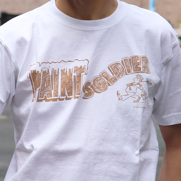 画像: 【RE PRICE/価格改定】RIDING HIGH×EGG SNDWCH LABEL/ HANDWRITING STYLE PRINT TEE（PAINT）