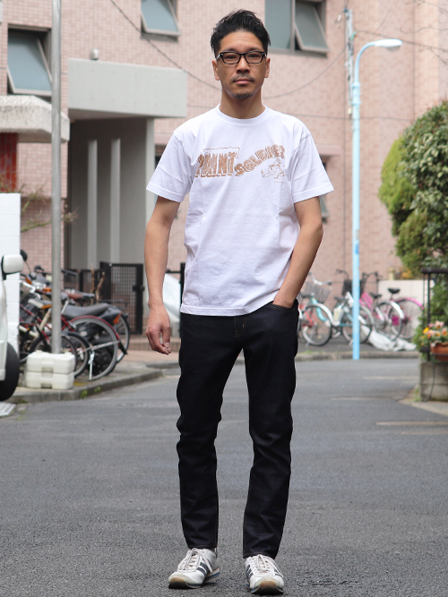 画像: 【RE PRICE/価格改定】RIDING HIGH×EGG SNDWCH LABEL/ HANDWRITING STYLE PRINT TEE（PAINT）