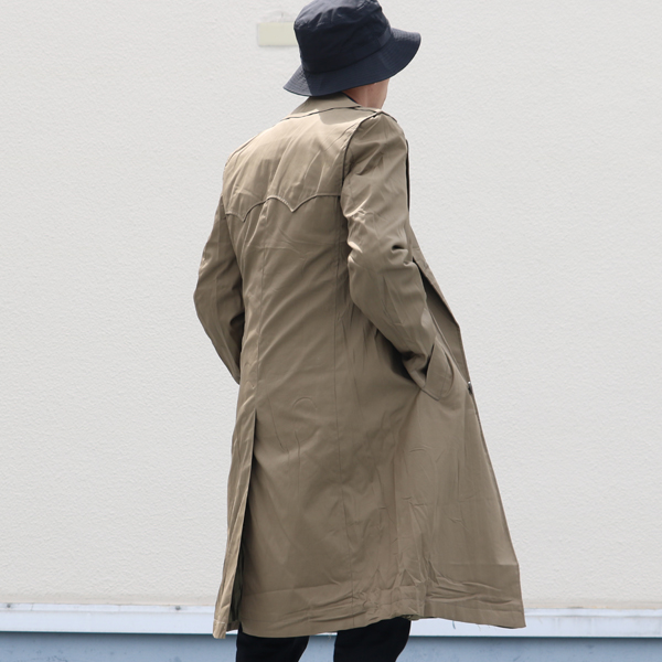 DEAD STOCK / ITALIA MILITARY 70s Lining Vest TRENCH COAT