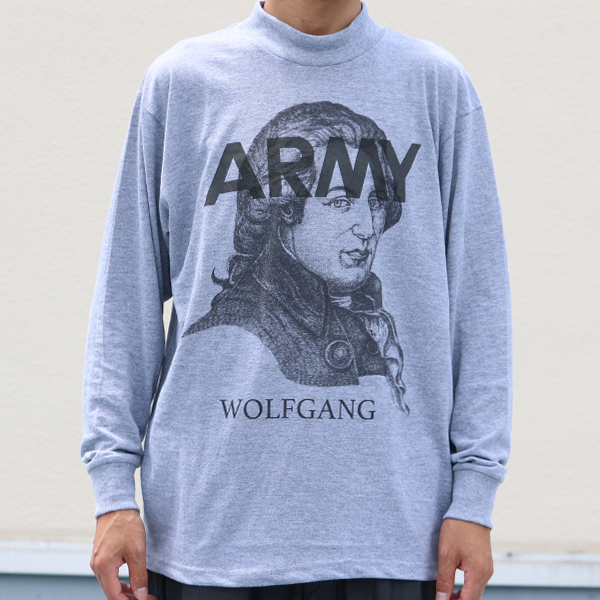 画像: SOFFE /Army Mock neck Long Sleeve "Wolfgang" Print Remake
