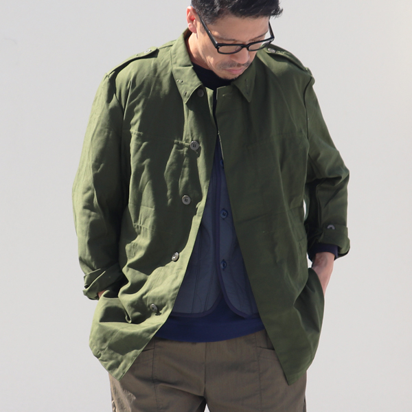 画像2: DEAD STOCK / Swedish army M-59 Work Jacket（スウェーデン軍 M-59 ワークジャケット） (2)