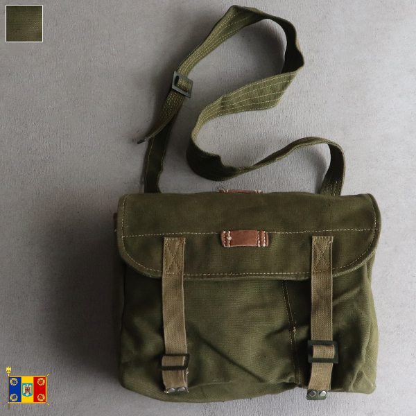 DEAD STOCK / Romanian Army Canvas Shoulder Bag（ルーマニア軍 