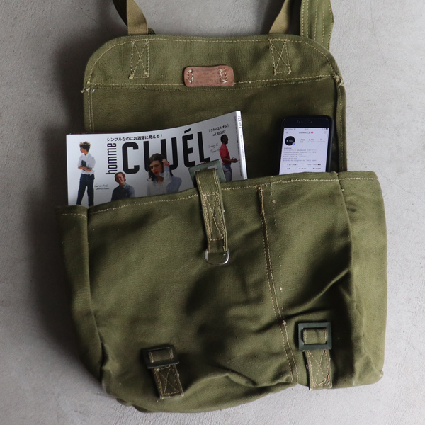 DEAD STOCK / Romanian Army Canvas Shoulder Bag（ルーマニア軍 ...