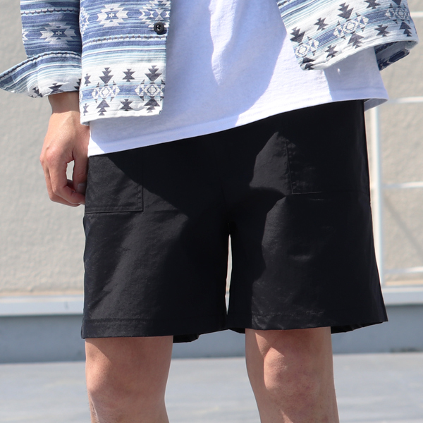 画像4: MACLOWLY(マックローリー )撥水ナイロン ベイカーイージー ショーツ【MADE IN JAPAN】『日本製』/ Upscape Audience (4)