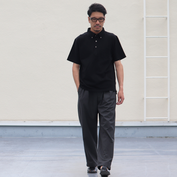 画像7: ドライファーストコットン鹿の子ボタンダウン グラスポケ付ポロ【MADE IN JAPAN】『日本製』 / Upscape Audience (7)