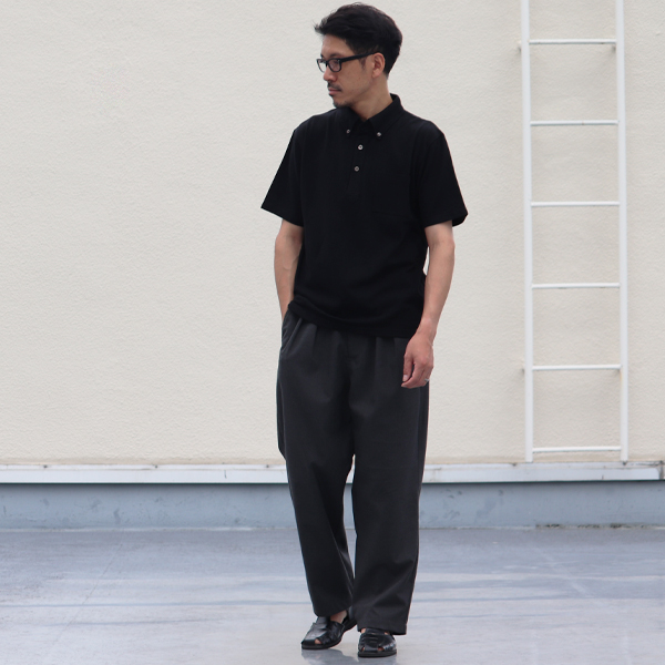 画像6: ドライファーストコットン鹿の子ボタンダウン グラスポケ付ポロ【MADE IN JAPAN】『日本製』 / Upscape Audience (6)