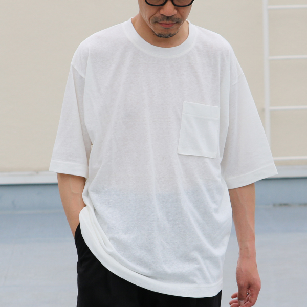 robes&confections リネンTシャツ ゴールド文字
