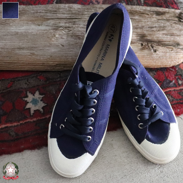 DEAD STOCK / 90-00s Italian Navy Sailor Shoes SUPERGA（イタリア