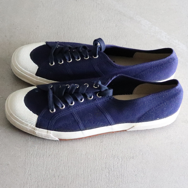 DEAD STOCK / 90-00s Italian Navy Sailor Shoes SUPERGA（イタリア