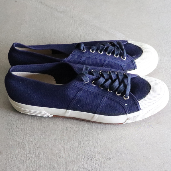 DEAD STOCK / 90-00s Italian Navy Sailor Shoes SUPERGA（イタリア