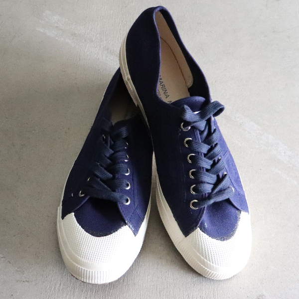 DEAD STOCK / 90-00s Italian Navy Sailor Shoes SUPERGA（イタリア