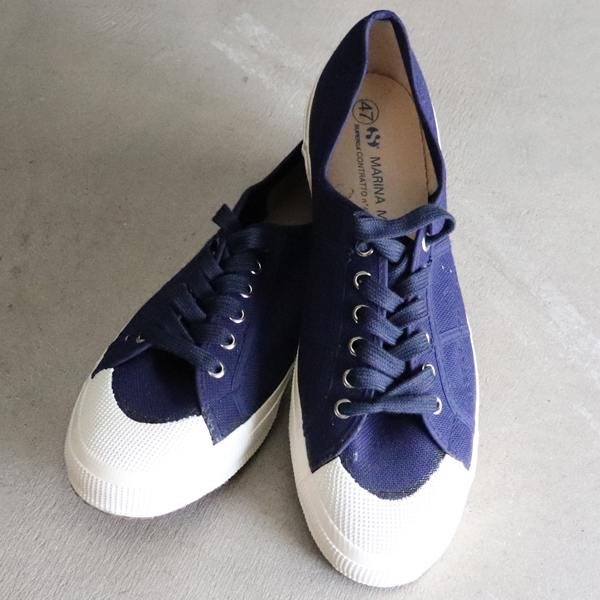 DEAD STOCK / 90-00s Italian Navy Sailor Shoes SUPERGA（イタリア