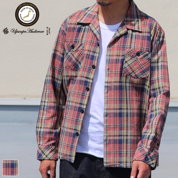 画像1: 【RE PRICE / 価格改定】70’ｓサーフチェックオープンカラーライト_Jacket【MADE IN JAPAN】『日本製』/ Upscape Audience (1)