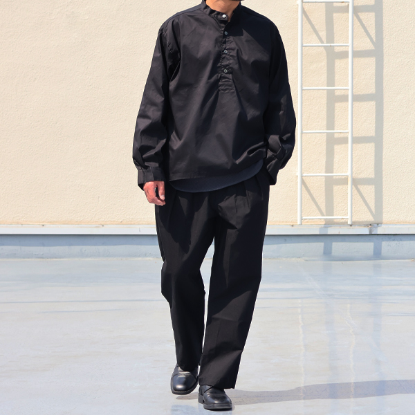 画像9: 「遠州」綿ナイロン高密度ギャバ 2タック ワイド イージーパンツ【MADE IN JAPAN】『日本製』【送料無料】/ Upscape Audience (9)