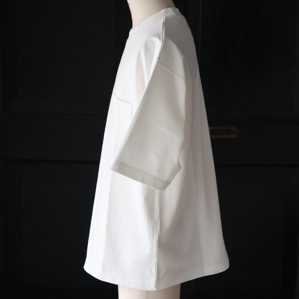 画像3: VORTEX8オンス（MVS天竺）グラスポケ付き クルーネック ハーフスリーブ テーパードTシャツ【MADE IN JAPAN】『日本製』/ Upscape Audience (3)