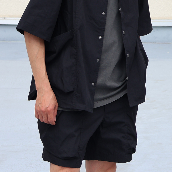 画像8: 綿ナイロンキャンバス サイドドローコード ビックポケット カーゴ イージーショーツ /Audience (8)