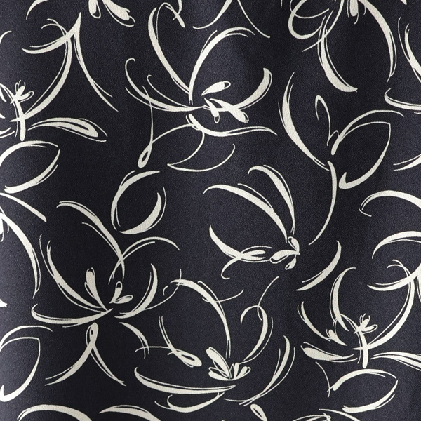 画像16: 「丹後」 ライトアムンゼン(梨地) 捺染 モノトーンフラワー “マシンプリント” オープンカラー ハーフスリーブシャツ【MADE IN JAPAN】『日本製』/ Upscape Audience (16)