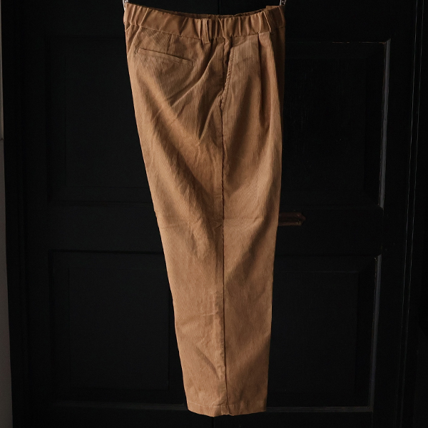 画像15: 14W (ウェル) コットンコーデュロイ 「マンチェスター」 2タック イージー ワイドパンツ【MADE IN JAPAN】『日本製』【送料無料】/ Upscape Audience (15)