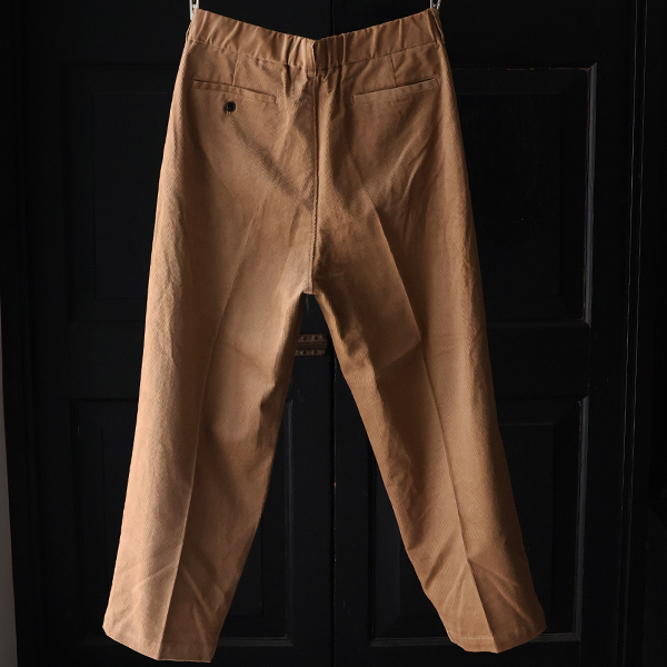 画像13: 14W (ウェル) コットンコーデュロイ 「マンチェスター」 2タック イージー ワイドパンツ【MADE IN JAPAN】『日本製』【送料無料】/ Upscape Audience (13)