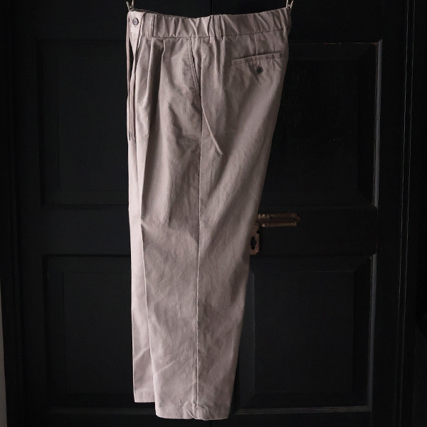 画像3: 14W (ウェル) コットンコーデュロイ 「マンチェスター」 2タック イージー ワイドパンツ【MADE IN JAPAN】『日本製』【送料無料】/ Upscape Audience (3)