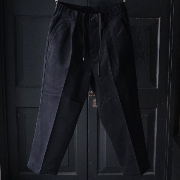 画像10: 14W (ウェル) コットンコーデュロイ 「マンチェスター」 2タック イージー ワイドパンツ【MADE IN JAPAN】『日本製』【送料無料】/ Upscape Audience (10)