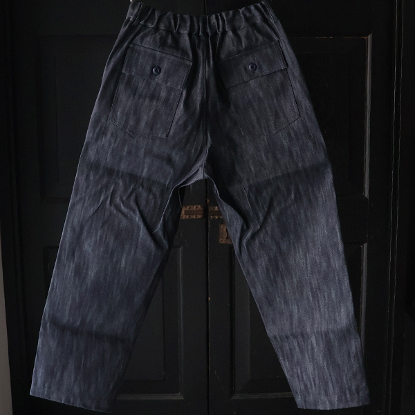 画像3: 「備後」 11オンス セルヴィッチ 赤耳デニム ベイカーワイド イージーパンツ【MADE IN JAPAN】『日本製』【送料無料】/ Upscape Audience (3)