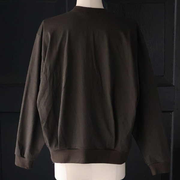 画像9: VORTEX® 8オンス (MVS天竺) スウェットライク Vガゼット バルーン 長袖 Tシャツ【MADE IN JAPAN】『日本製』/ Upscape Audience (9)