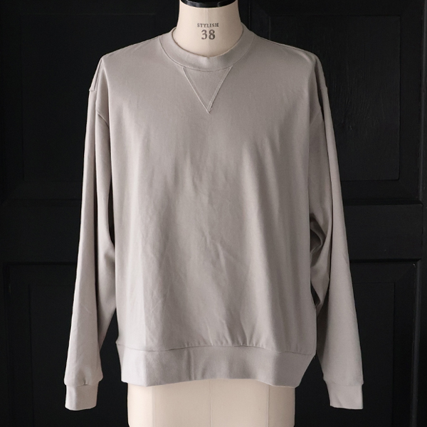 画像12: VORTEX® 8オンス (MVS天竺) スウェットライク Vガゼット バルーン 長袖 Tシャツ【MADE IN JAPAN】『日本製』/ Upscape Audience (12)