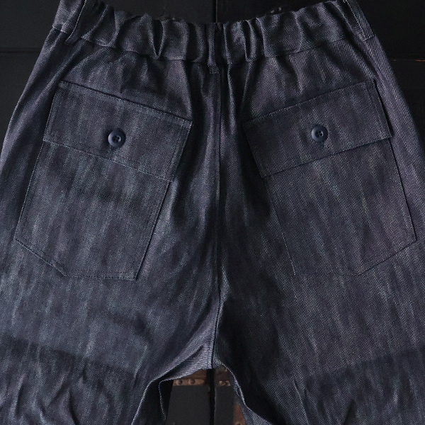画像7: 「備後」 11オンス セルヴィッチ 赤耳デニム ベイカーワイド イージーパンツ【MADE IN JAPAN】『日本製』【送料無料】/ Upscape Audience (7)