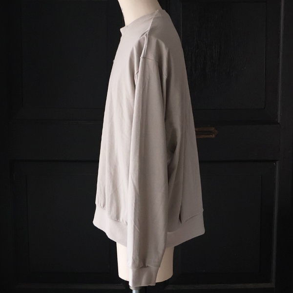 画像14: VORTEX® 8オンス (MVS天竺) スウェットライク Vガゼット バルーン 長袖 Tシャツ【MADE IN JAPAN】『日本製』/ Upscape Audience (14)