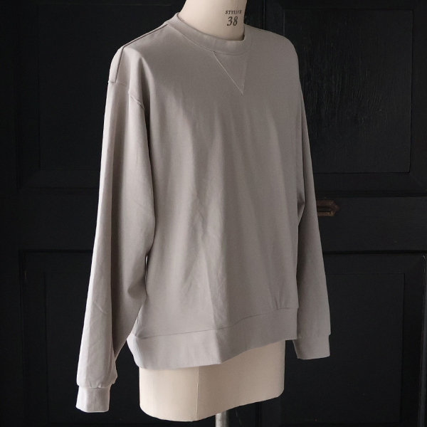 画像16: VORTEX® 8オンス (MVS天竺) スウェットライク Vガゼット バルーン 長袖 Tシャツ【MADE IN JAPAN】『日本製』/ Upscape Audience (16)