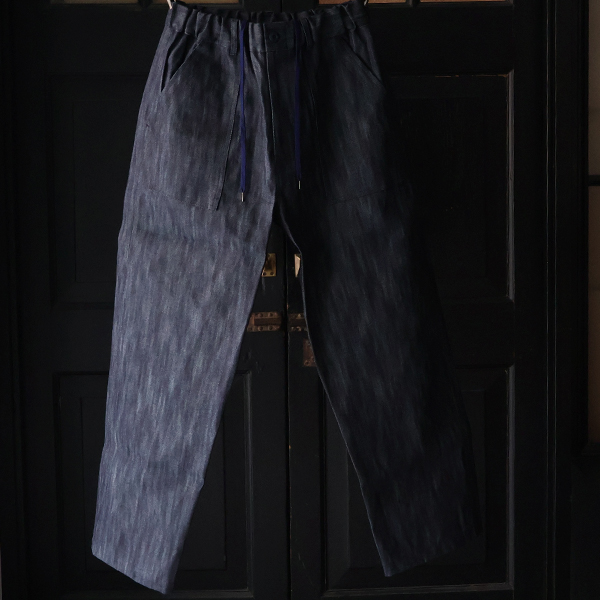 画像2: 「備後」 11オンス セルヴィッチ 赤耳デニム ベイカーワイド イージーパンツ【MADE IN JAPAN】『日本製』【送料無料】/ Upscape Audience (2)