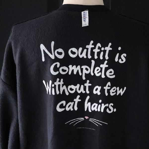 画像8: JERZEES ジャージーズ(jz25f012) / "CAT HAIRS"OTHER-SIDE  クルーネック スウェット (8)
