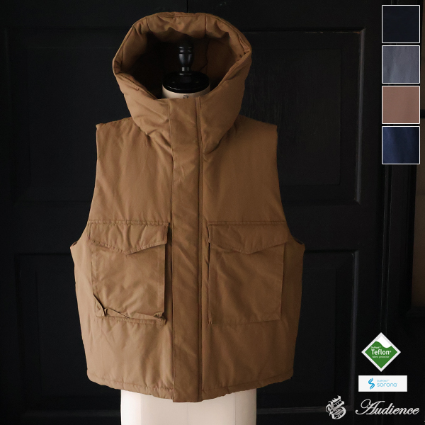 画像1: 60/40クロス Sorona®Dupont 中綿 G8 フライト WEP フードベスト【送料無料】 / Audience (1)