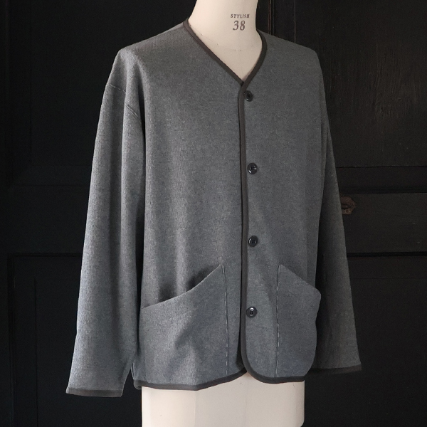 画像13: ボンバーヒート ハニカムサーマル ノーカラー ARMY ジャケット【MADE IN JAPAN】『日本製』 / Upscape Audience (13)