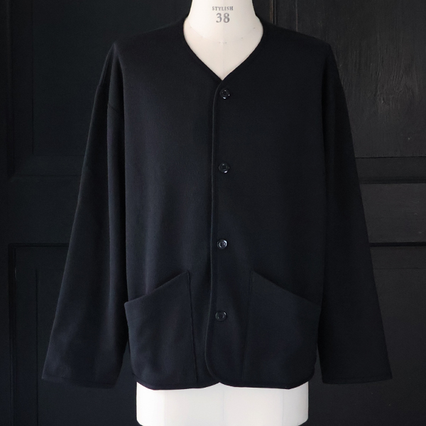 画像6: ボンバーヒート ハニカムサーマル ノーカラー ARMY ジャケット【MADE IN JAPAN】『日本製』 / Upscape Audience (6)