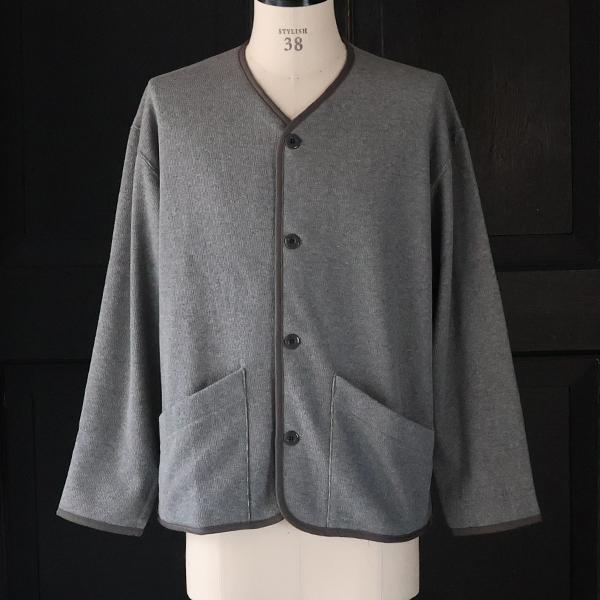 画像9: ボンバーヒート ハニカムサーマル ノーカラー ARMY ジャケット【MADE IN JAPAN】『日本製』 / Upscape Audience (9)