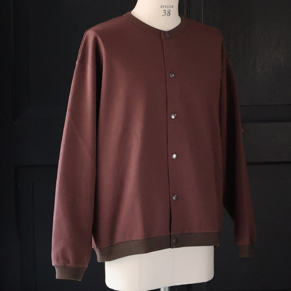 画像17: 「和歌山」 ミラノリブ (10オンス) バルーン スナップ カーディガン【MADE IN JAPAN】【送料無料】『日本製』 / Upscape Audience (17)