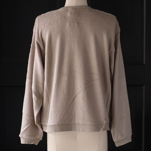 画像9: モヘアライク ウールシャギー ニットソー クルーネック カーディガン【MADE IN JAPAN】『日本製』 / Upscape Audience (9)