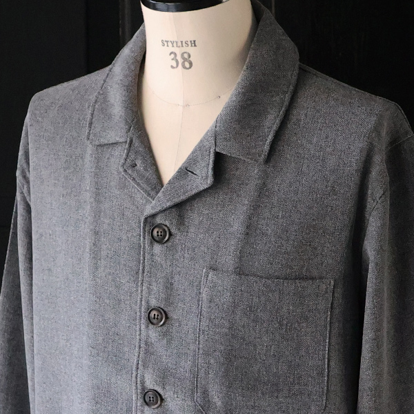 画像13: LANATEC® (ラナテック) TECH メランジヘリンボンツイード 6B ドライビング ジャケット【MADE IN JAPAN】『日本製』【送料無料】/ Upscape Audience (13)