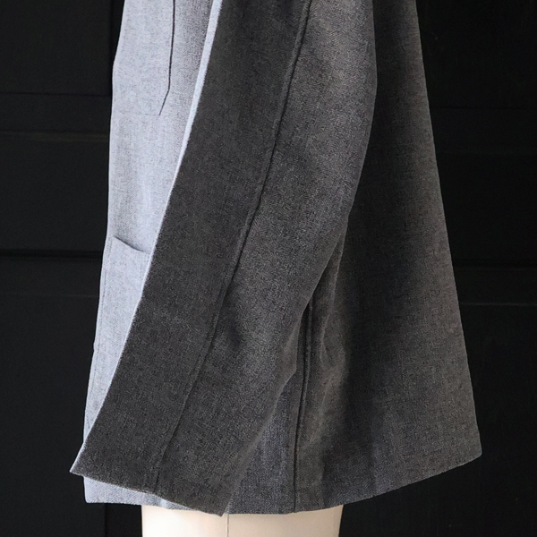 画像14: LANATEC® (ラナテック) TECH メランジヘリンボンツイード 6B ドライビング ジャケット【MADE IN JAPAN】『日本製』【送料無料】/ Upscape Audience (14)