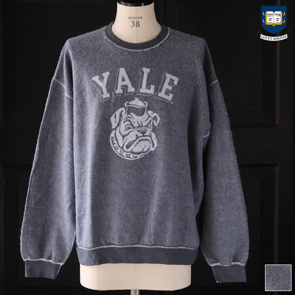 画像1: The BOOK STORE (CB25F001) / "YALE" OTHER-SIDE CREW SWEAT   (1)