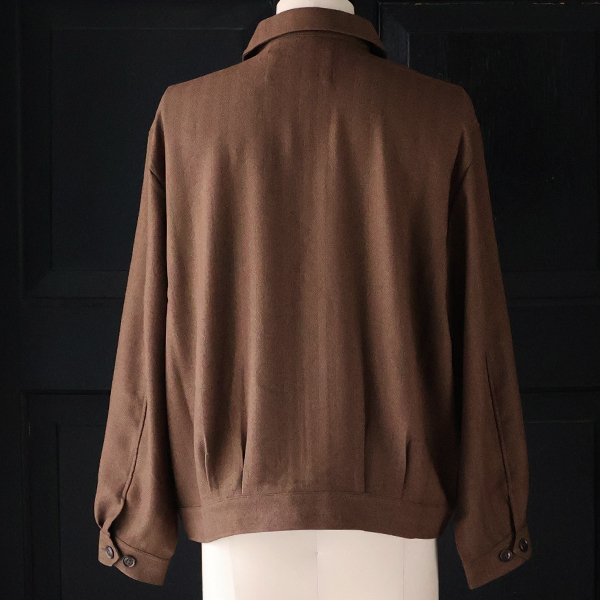 画像11: LANATEC® (ラナテック) TECH メランジヘリンボンツイード ドリズラー ジャケット【MADE IN JAPAN】『日本製』【送料無料】/ Upscape Audience (11)