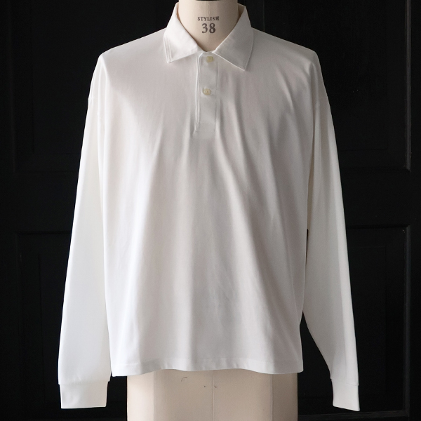 画像14: 透湿・UVカット「多機能COTTON」 引揃ハイゲージ天竺 & ボーダー (7オンス) ラグビーポロ 長袖 Tシャツ【MADE IN JAPAN】『日本製』/ Upscape Audience (14)